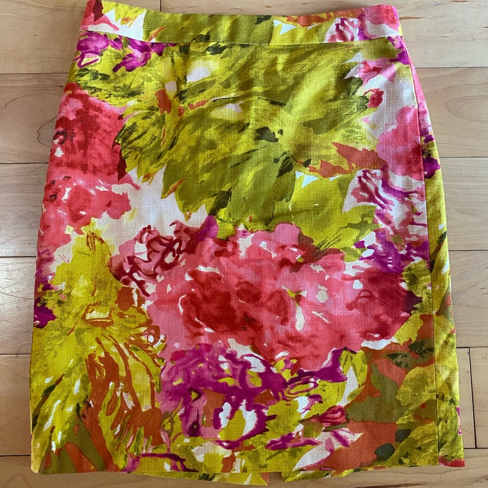 Jcrew floral pencil skirt | size 2